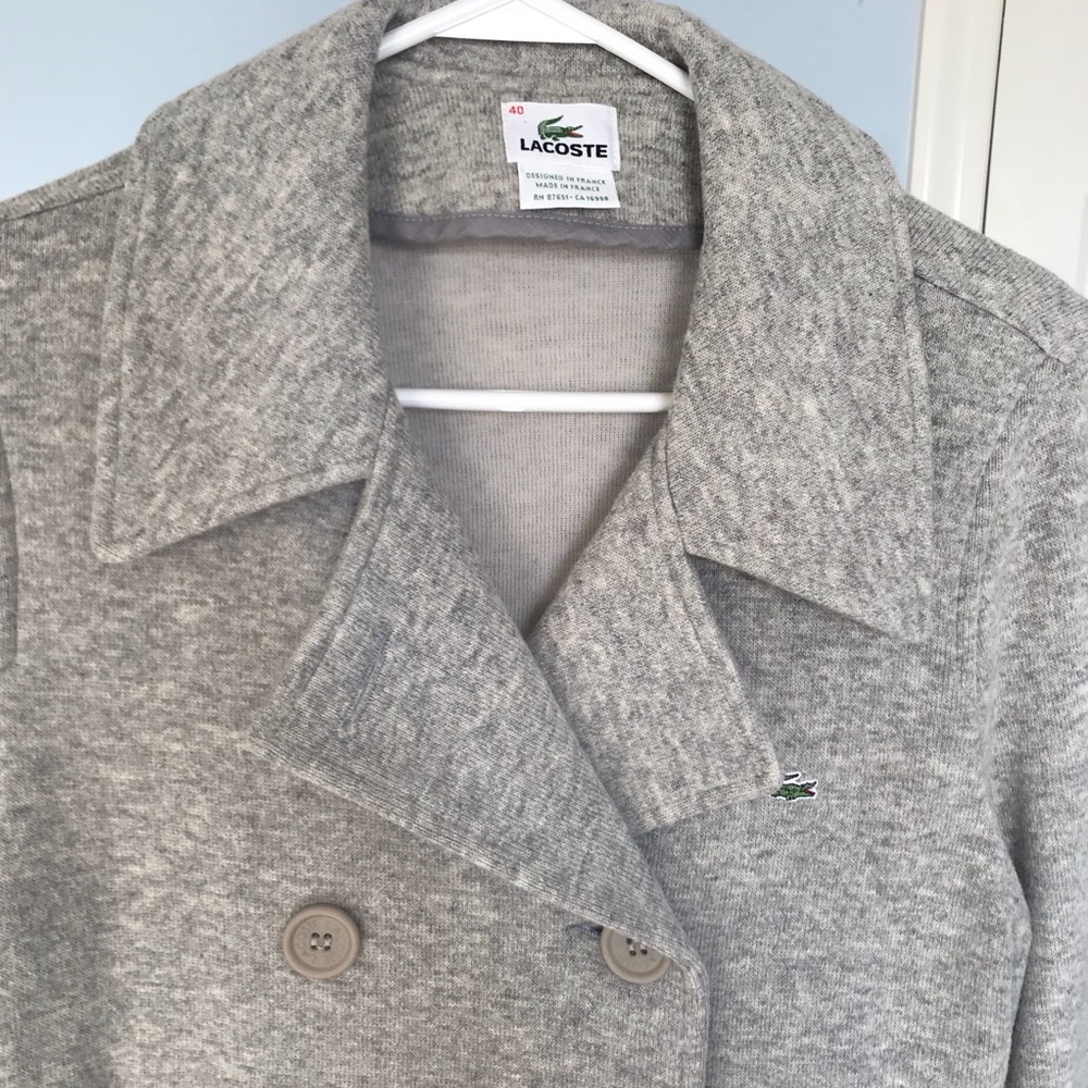 Lacoste Double Breasted Wool Jacket - image 3